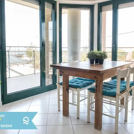 Se003 - Senigallia, Bilocale Sul Mare Con アパート *