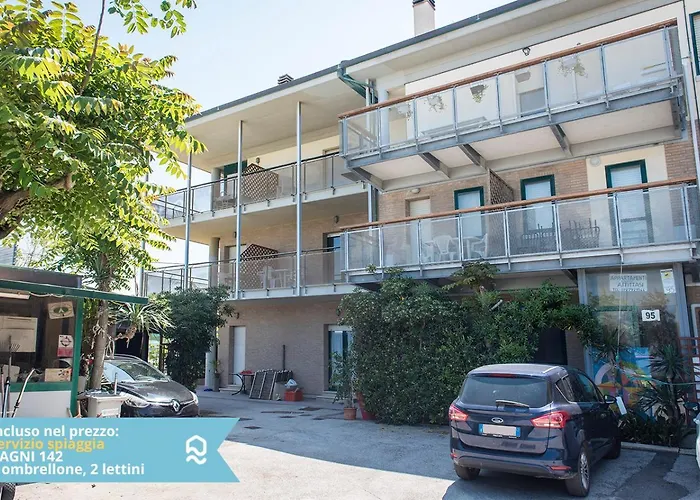 Se003 - Senigallia, Bilocale Sul Mare Con Appartement