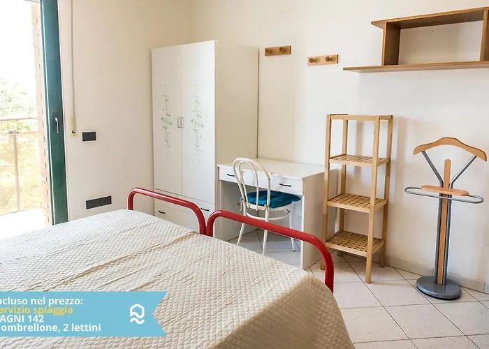 Se003 - Senigallia, Bilocale Sul Mare Con Appartement