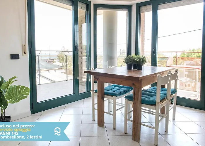 Se003 - Senigallia, Bilocale Sul Mare Con Appartement *