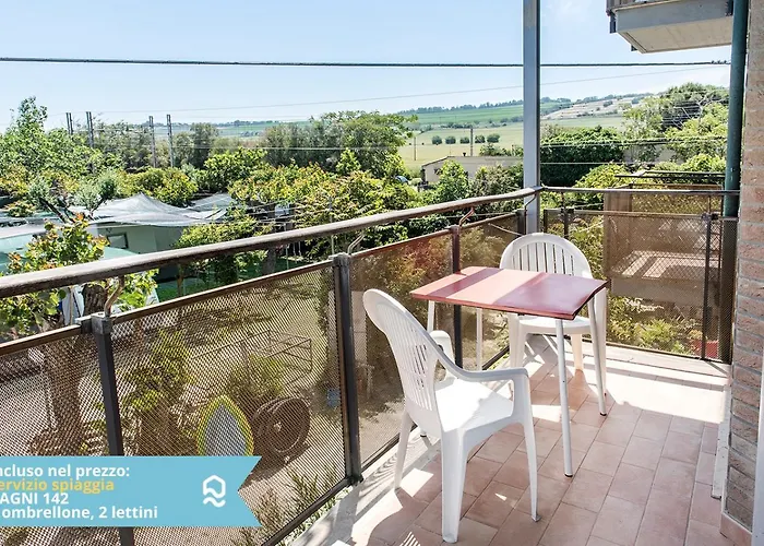 Se003 - Senigallia, Bilocale Sul Mare Con *